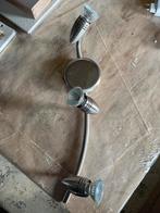 RVS spot met 3 lampen, Halogeen, Gebruikt, Metaal of Aluminium, Ophalen of Verzenden