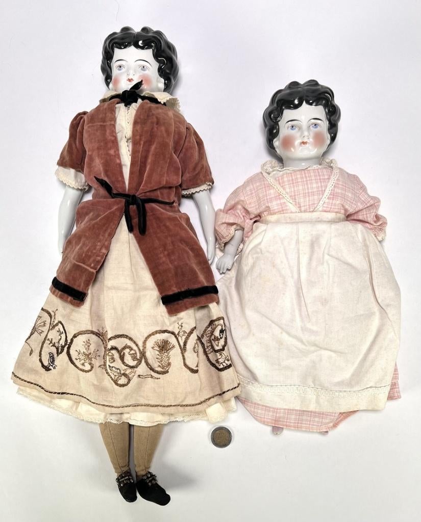 1244. Poppen, ca. 1900, Ophalen of Verzenden