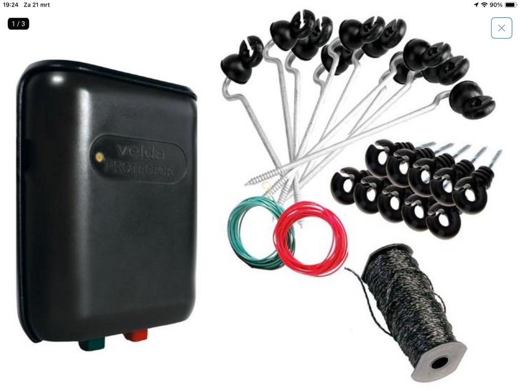 Schrikdraad voor in de tuin tegen ongewenst bezoek 40 Meter, Ophalen, Nieuw