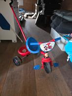 Spiderman driewieler met duwstang, Ophalen, Gebruikt, Spiderman, Duwstang