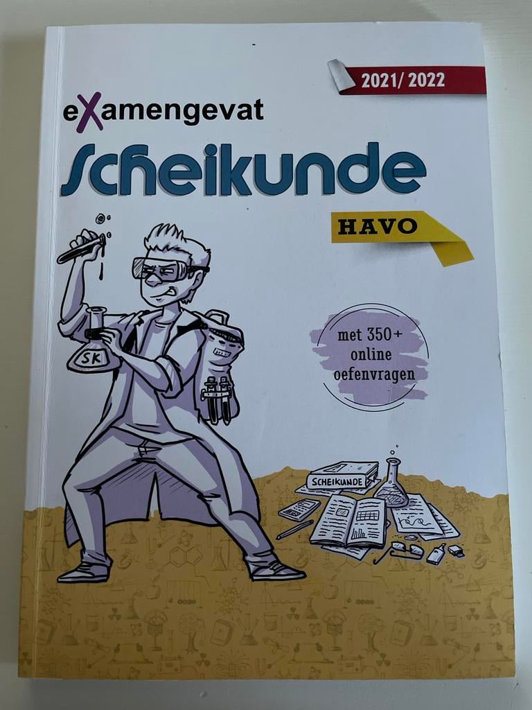 eXamengevat - Scheikunde HAVO schooljaar 2021/2022, Ophalen of Verzenden, Nieuw, HAVO, Scheikunde