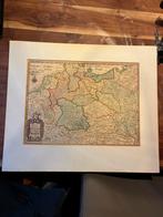 Antieke Kaart Duitsland (1640) -Matthäus Merian Handgekleurd, Ophalen of Verzenden