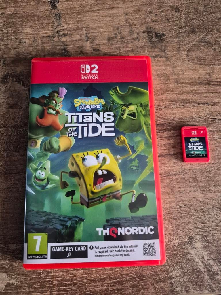 Spongebob Squarepants Titans of the Tide, Spelcomputers en Games, Games | Nintendo Switch, Ophalen of Verzenden, Zo goed als nieuw