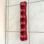 Jaren ‘50 eierdopjes in houten rek, Ophalen of Verzenden