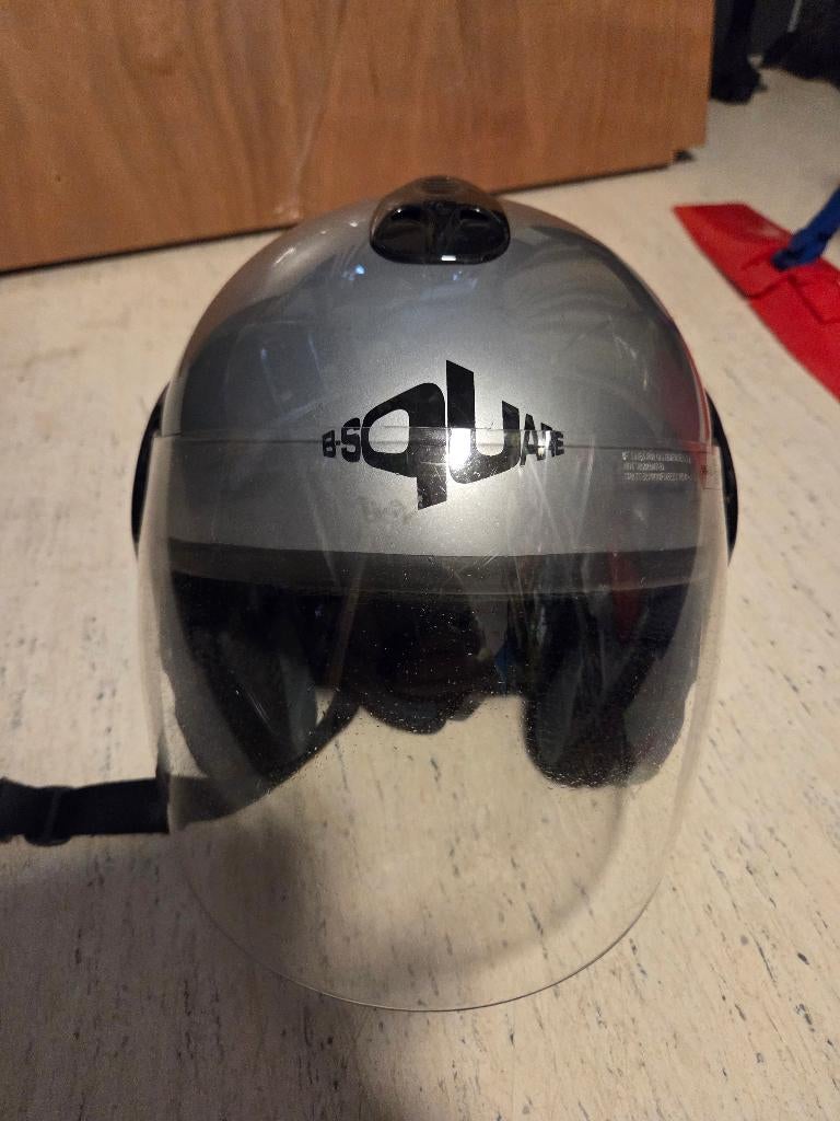 scooterhelm, Fietsen en Brommers, Brommerhelmen, Ophalen of Verzenden, Gebruikt, Small, Overige merken