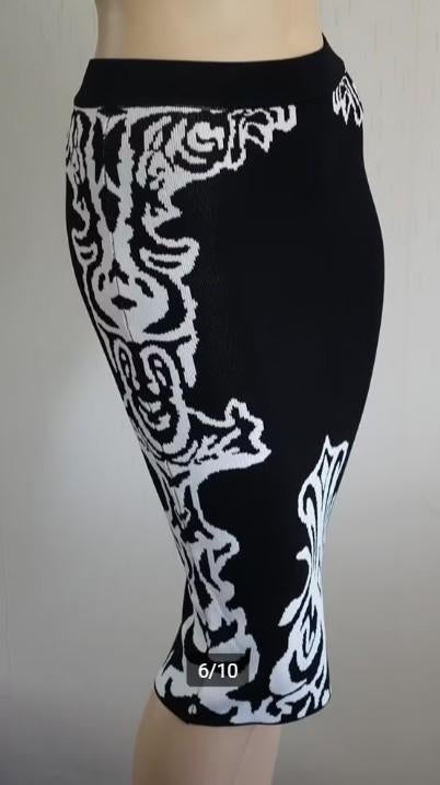 nieuw zwart witte JOSH V rok, Overige kleuren, Verzenden, Nieuw, Knielengte