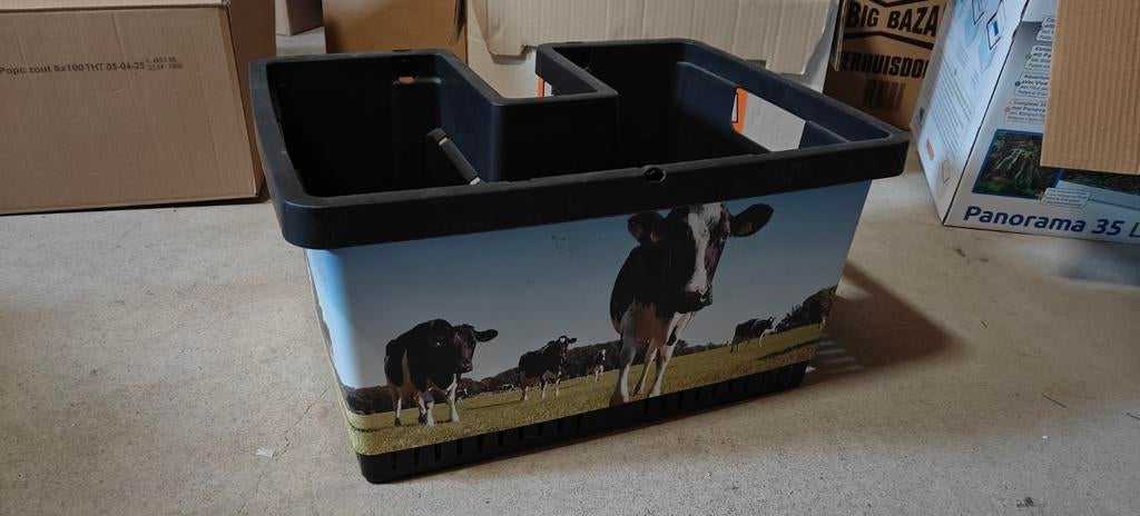 2x Fietskrat met koeien, Stuurbevestiging, Nieuw, Ophalen of Verzenden, Urban Proof