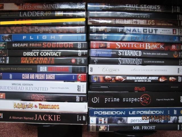 dvd (0,75) action - drama - oorlog - thriller, Boxset, Actiethriller, Ophalen of Verzenden, Zo goed als nieuw