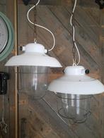 Industriële kooilampen , Witte kooilamp, Huis en Inrichting, Ophalen