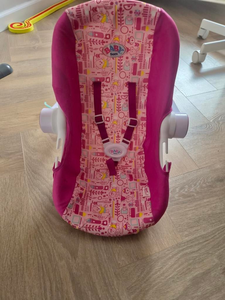 Babyborn maxicosi, Kinderen en Baby's, Speelgoed | Poppen, Ophalen of Verzenden, Gebruikt, Babypop