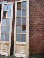 313hx155,5br Zwaar uitgevoerde dubbele antiek grenen deuren, Ophalen