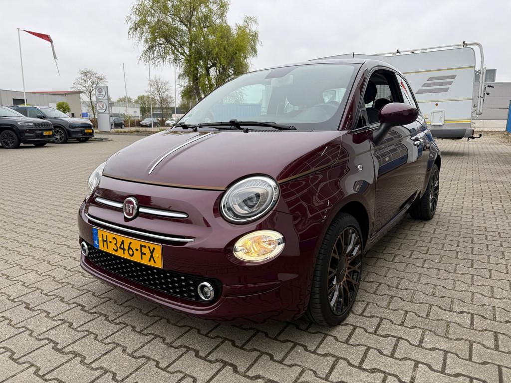 Fiat 500 1.2 Collezione Automaat, Auto's, 12 maanden, Stof, Gebruikt, 4 cilinders