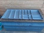 Nieuwe bestekbak 113x47cm voor lades van 120cm, Ophalen of Verzenden, Nieuw, Kunststof, Los bestek