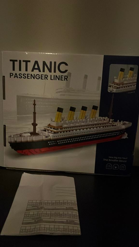 3D Bouwset Titanic mini blokjes 3800 stuks, Hobby en Vrije tijd, Modelbouw | Auto's en Voertuigen, Overige merken, Nieuw, Ophalen of Verzenden