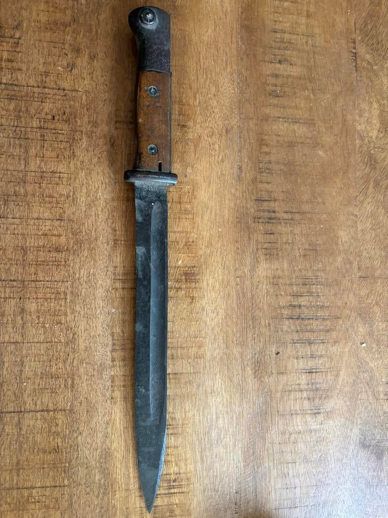 K98 Bajonet uit 1944 - Weyersberg, Kirschbaum & Co., Verzamelen, Ophalen of Verzenden, Landmacht, Duitsland, Mes of Dolk
