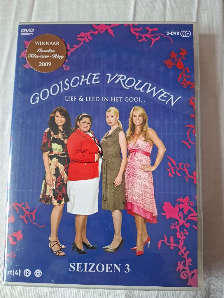 2-DVD Gooische vrouwen seizoen 3, Vanaf 12 jaar, Ophalen of Verzenden, Zo goed als nieuw, Komedie