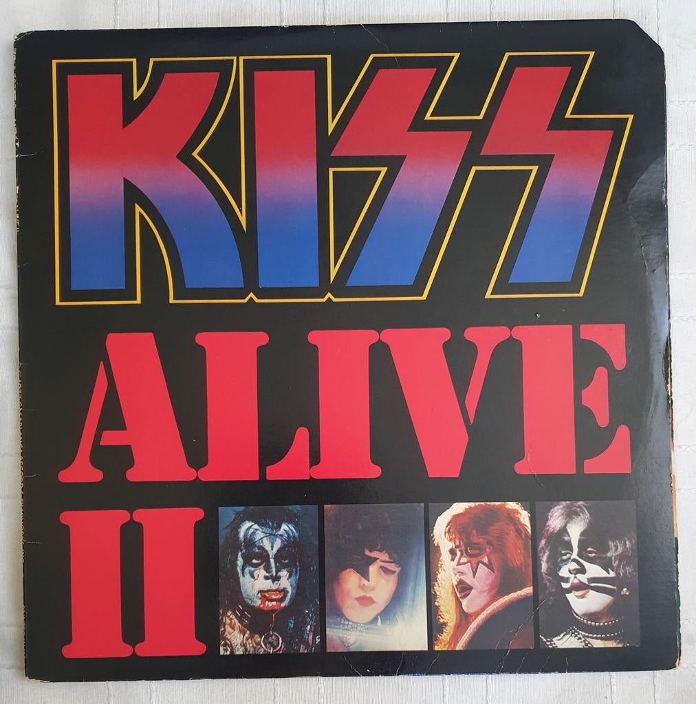 2LP KISS - Alive II - NBLP 7076 2 - 1977, Cd's en Dvd's, Vinyl | Hardrock en Metal, Verzenden, 1970 - 1979, Gebruikt, 12 inch