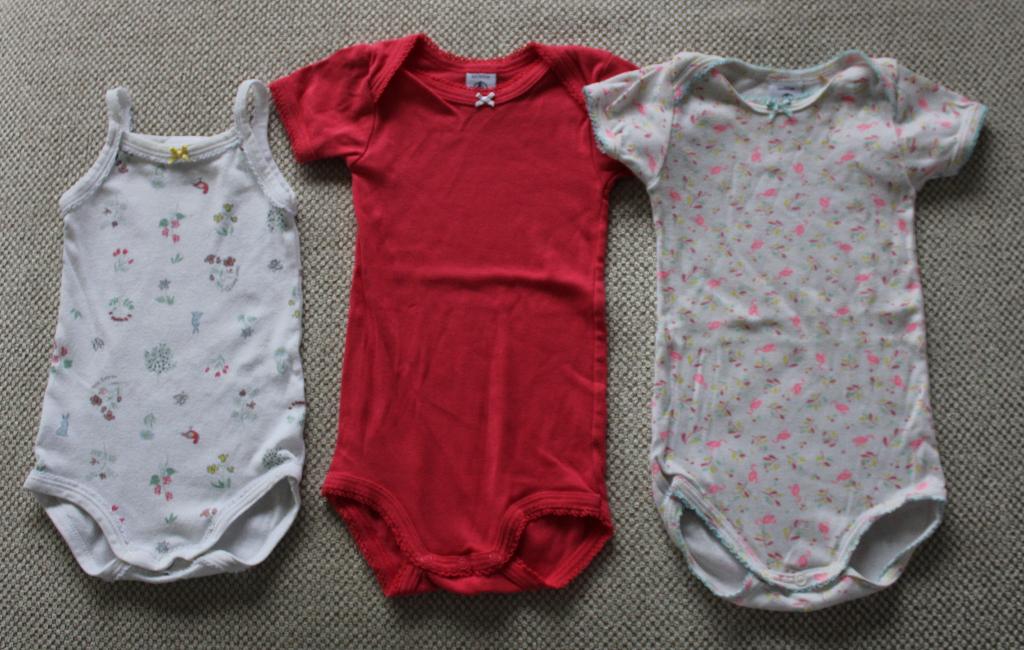 5 rompers van Petit Bateau 6m / 67 cm, Kinderen en Baby's, Babykleding | Maat 68, Gebruikt, Meisje, Nacht- of Onderkleding, Ophalen of Verzenden