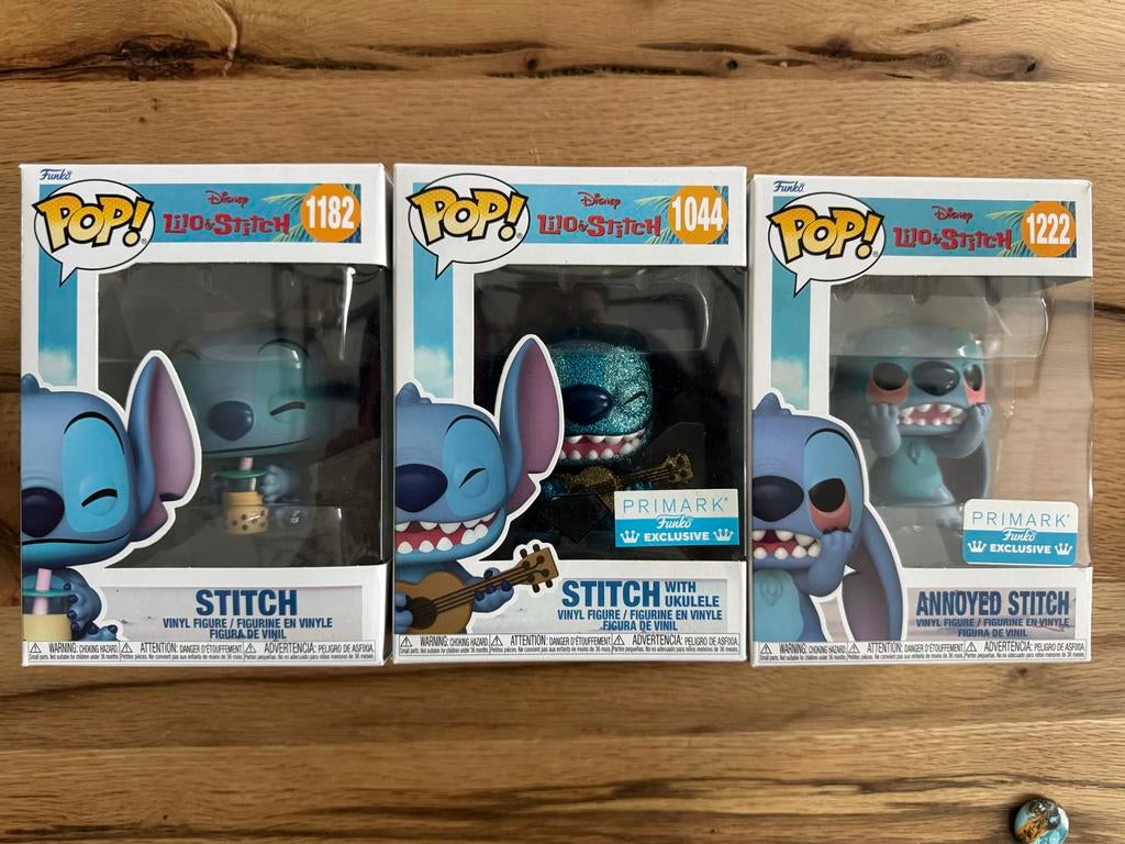 Funko Pop! Disney Lilo & Stitch - Set van 3, Verzamelen, Poppetjes en Figuurtjes, Ophalen of Verzenden, Zo goed als nieuw