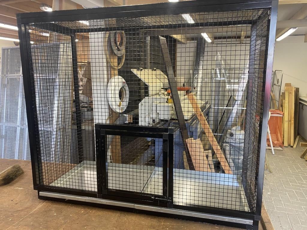 Nachthok | binnen hok | binnen vlucht | broedkooi nieuw!, Ophalen of Verzenden, Zo goed als nieuw, Hout, Broedkooi of Kweekkooi