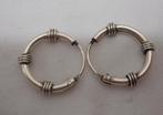 Zilveren oorringen Bali unisex nr.1698, Sieraden, Tassen en Uiterlijk, Oorbellen, Hangers, Verzenden, Zo goed als nieuw, Zilver