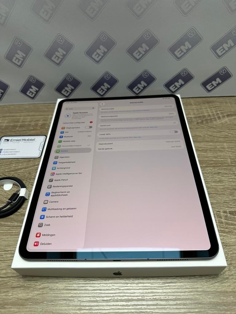 iPad Pro M4 - 512GB / WIFI+CEL / batterij 100% / garantie, Computers en Software, Apple iPads, 13 inch of meer, Nieuw, Ophalen of Verzenden