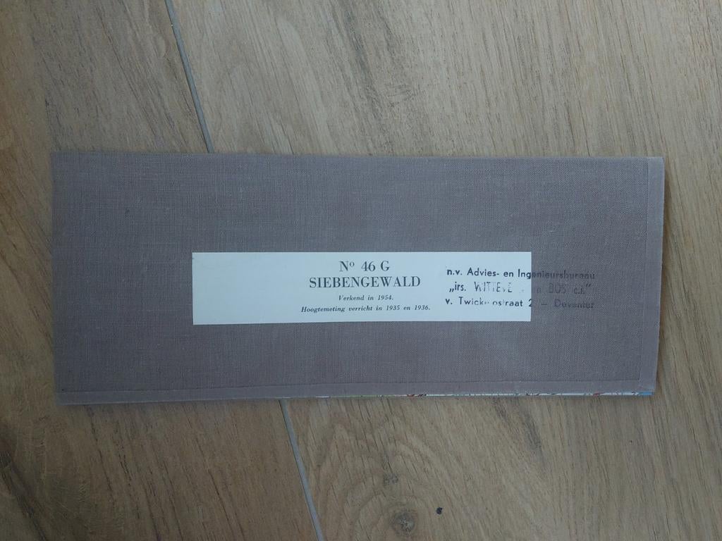 46G Siebengewald Goch  Asperden  Hassum Stafkaart 1957, Topografische Dienst Nederland, Ophalen of Verzenden, 1800 tot 2000, Nederland