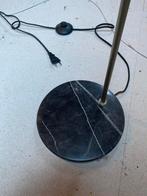 Gouden lampenvoet met zwart marmerlook voet, Ophalen, Gebruikt, Metaal, 100 tot 150 cm