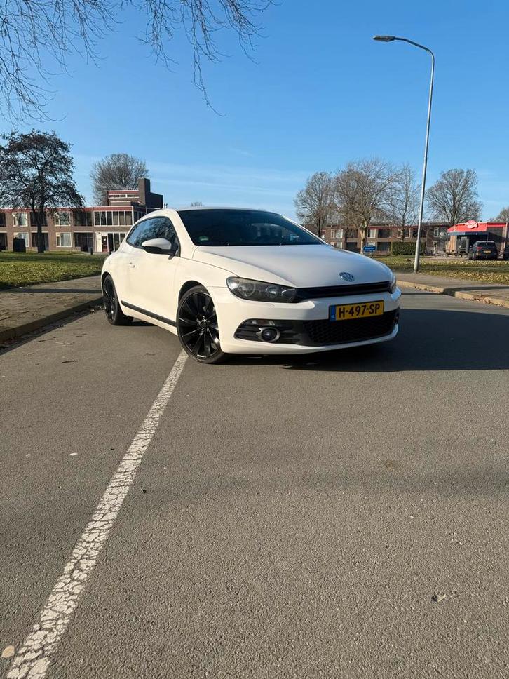 Volkswagen Scirocco 1.4 TSI 118KW 2008 Wit, Auto's, Volkswagen, Bedrijf, Scirocco, ABS, Achteruitrijcamera, Adaptive Cruise Control