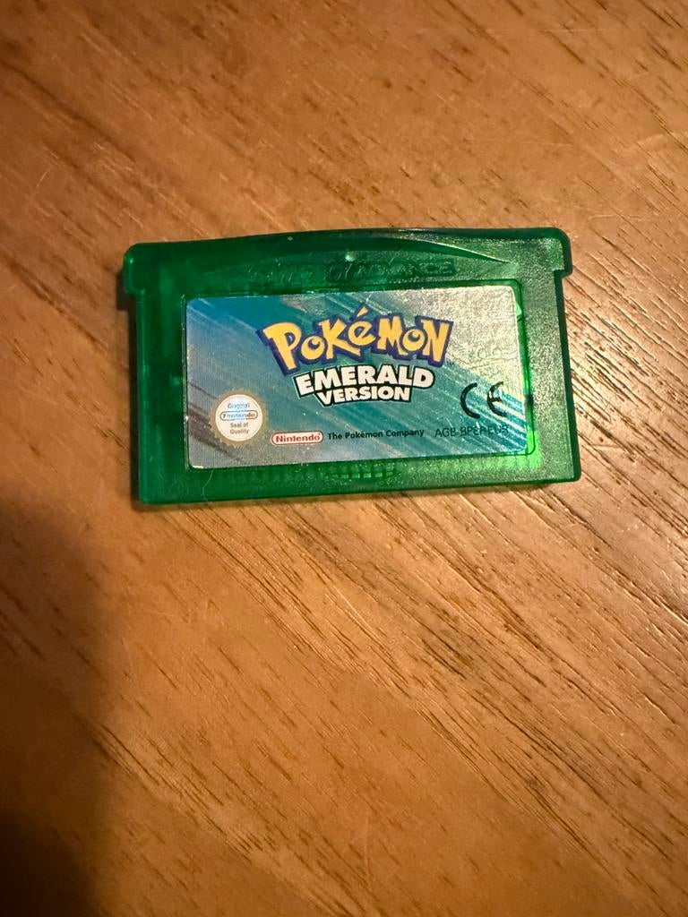 Pokémon Emerald Version Game Boy Advance, 1 speler, Ophalen of Verzenden, Zo goed als nieuw, Role Playing Game (Rpg)