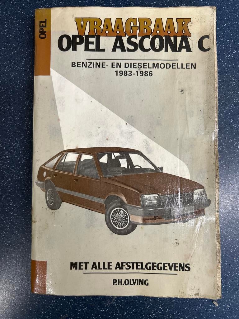 Vraagbaak Opel Ascona C Benzine- en Dieselmodellen 1983-1986, Ophalen of Verzenden