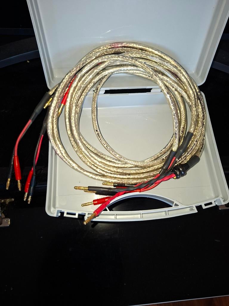 JK Acoustics Reference Bi-Wire Luidsprekerkabel  2  meter  z, Audio, Tv en Foto, Ophalen of Verzenden, 2 tot 5 meter, Luidsprekerkabel