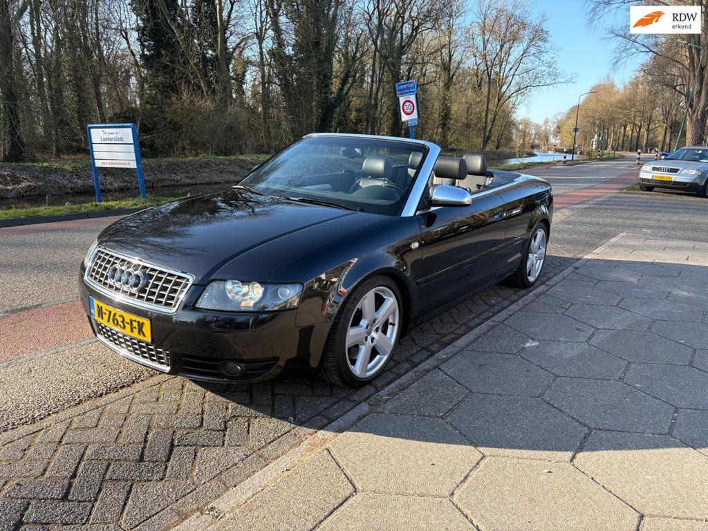Audi A4 Cabriolet 4.2 V8 S4 quattro Pro line, Gebruikt, Cabriolet, 4 stoelen, A4