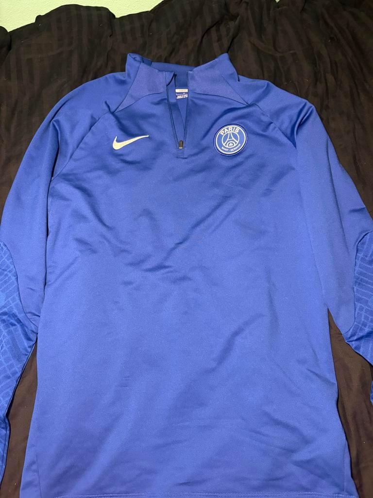 PSG Trainingsshirt - Maat S - Blauw, Blauw, Ophalen of Verzenden, Voetbal, Gedragen