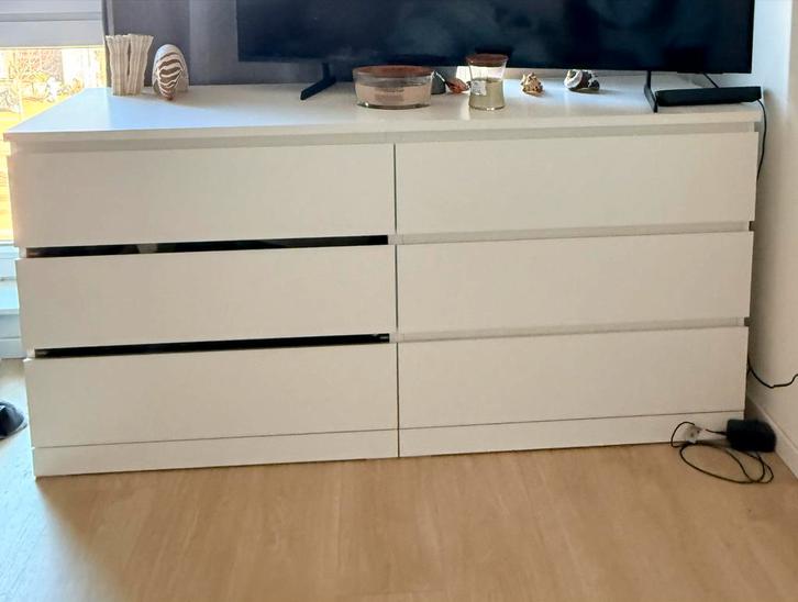 IKEA Malm ladekast - 6 lades, mist onderdelen, Huis en Inrichting, Kasten | Dressoirs, Gebruikt, 50 tot 100 cm, 25 tot 50 cm, Met lade(s)