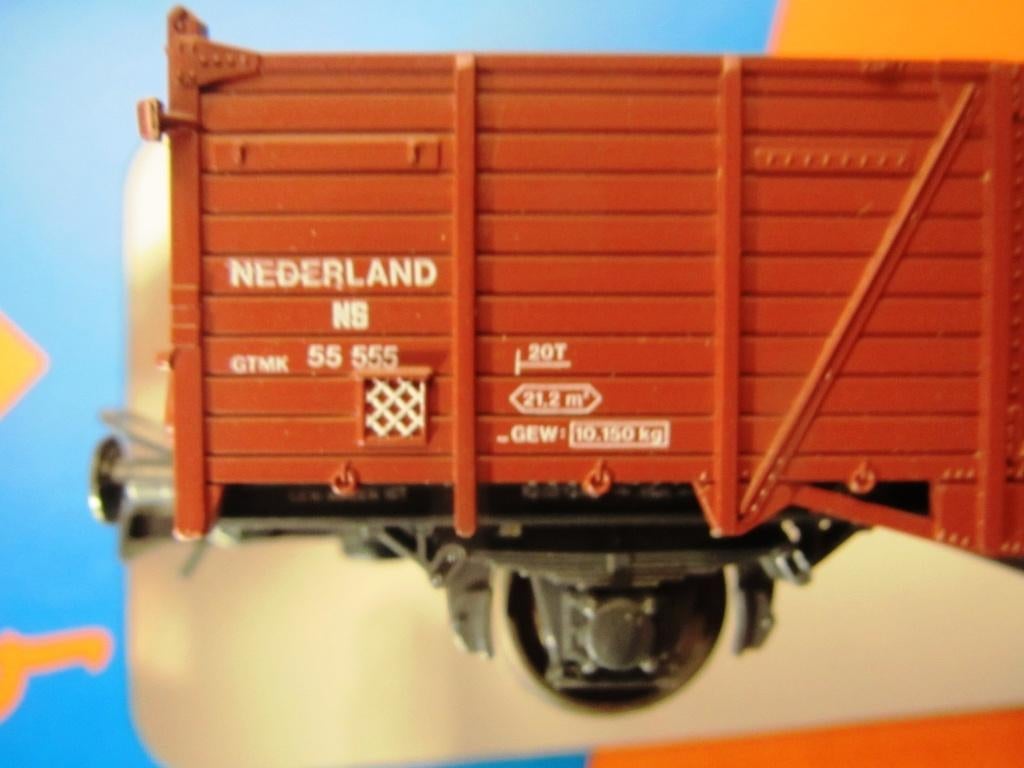 ROCO H0: NS open wagon bruin GTMK +OVP ook voor Märklin, Gebruikt, Gelijkstroom of Wisselstroom, Wagon, Ophalen of Verzenden
