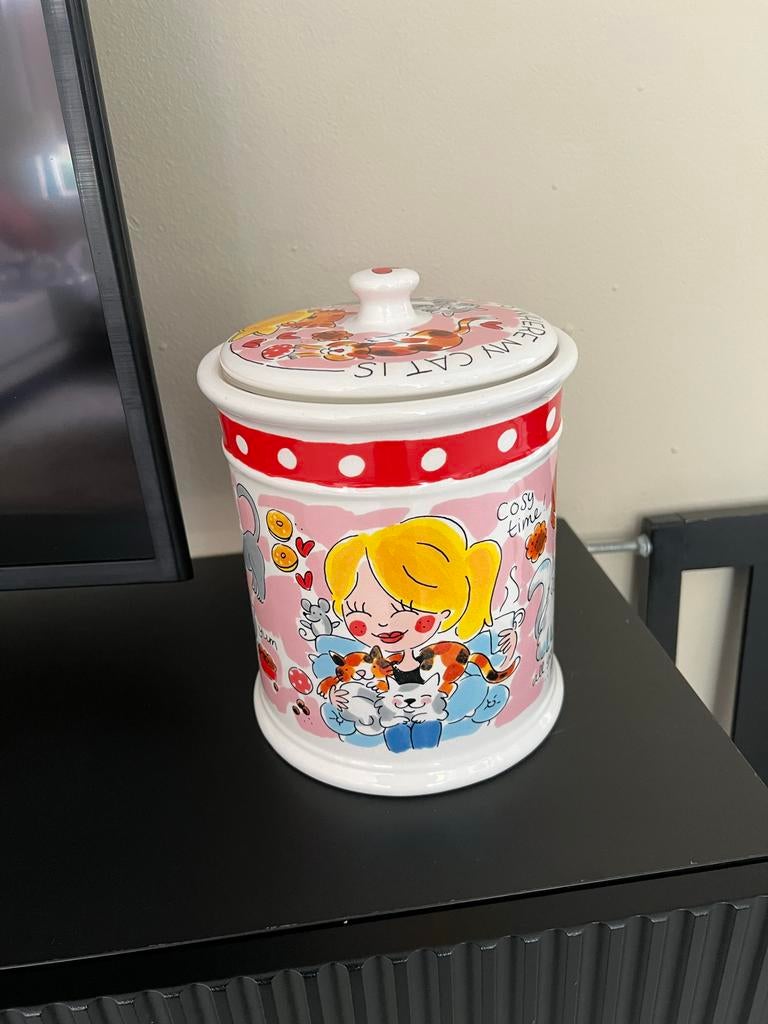 Blond Amsterdam voorraadpot katten, Ophalen, Zo goed als nieuw