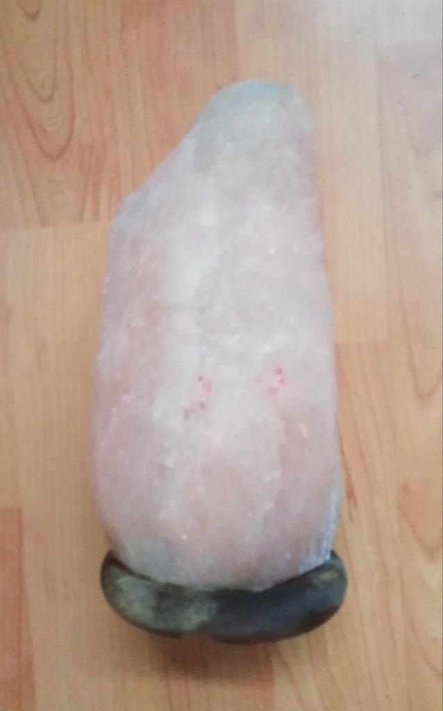 Zoutsteenlamp, waxinelicht houder, Overige materialen, Gebruikt, Overige kleuren, Ophalen of Verzenden