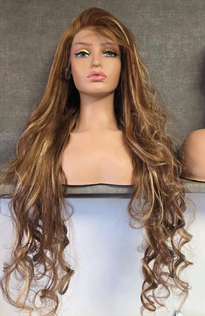Lace wig echt haar, Sieraden, Tassen en Uiterlijk, Uiterlijk | Haarverzorging, Ophalen of Verzenden, Nieuw, Pruik of Haarverlenging