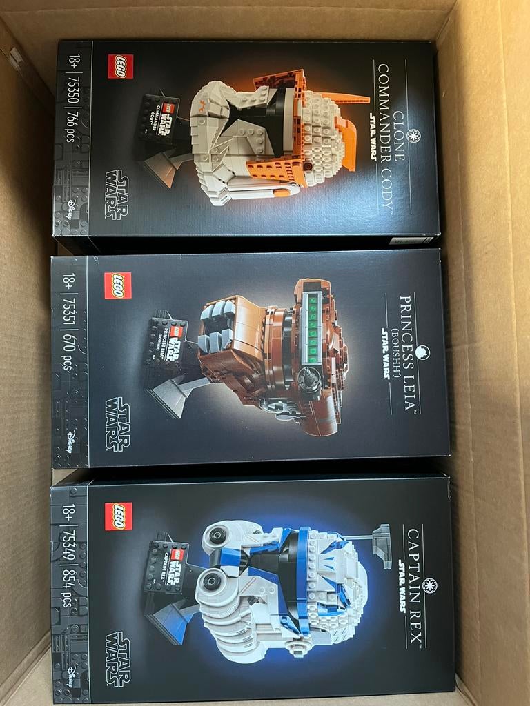 Lego Star Wars helmen collectie - 11 stuks, Ophalen, Star Wars, Lego, Nieuw