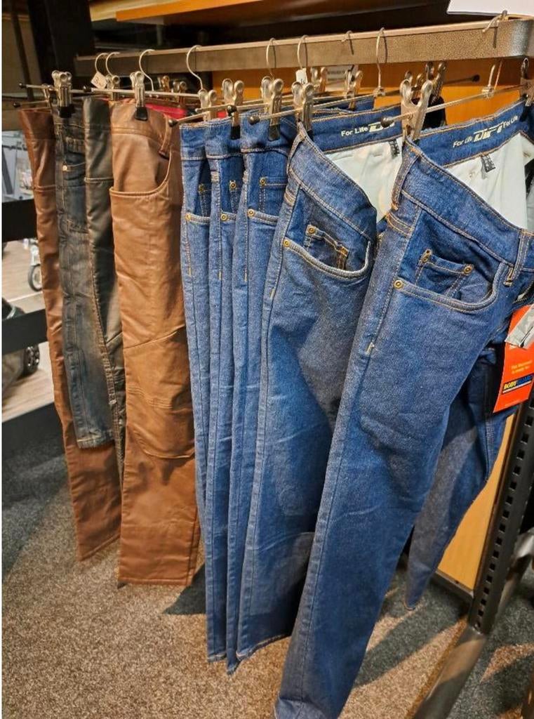 Partij nieuwe motor broeken jeans leder textiel in 1 koop, Ophalen, Nieuw met kaartje, Broek | textiel