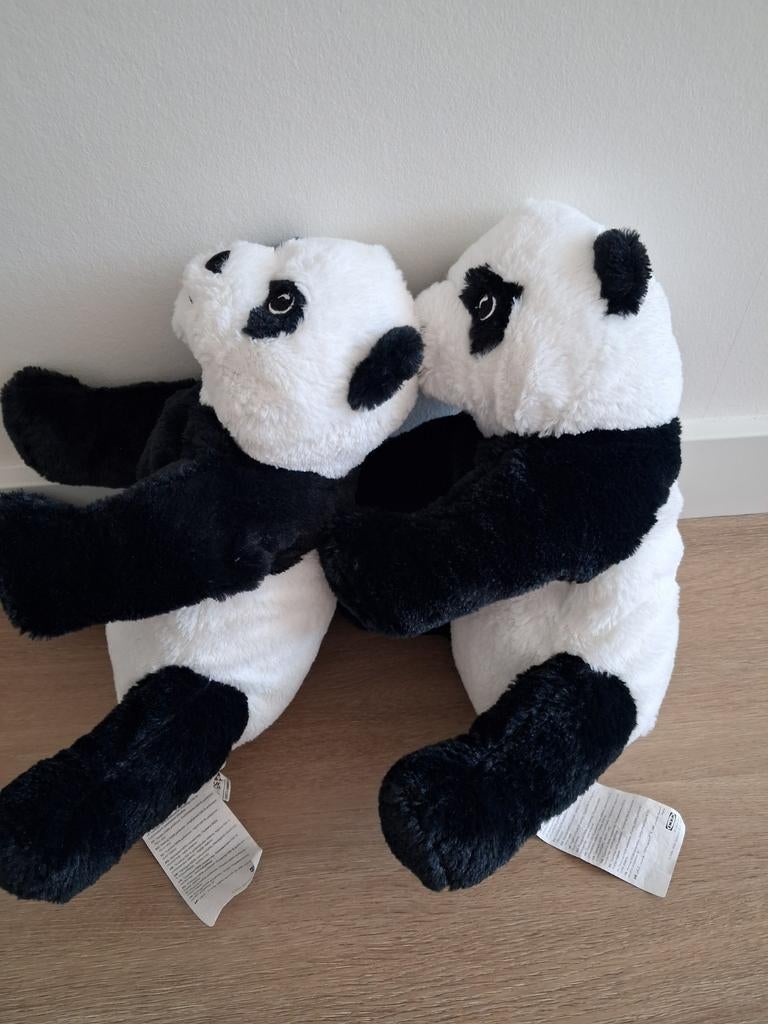 Knuffel panda Ikea Kramig 2x twee knuffels L1337, Ophalen of Verzenden, Zo goed als nieuw, Overige typen