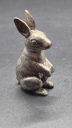 Tinnen beeldje van een konijn, Ophalen of Verzenden
