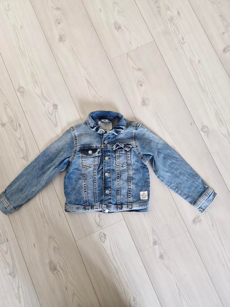 Hema spijkerjasje maat 110/116, Ophalen of Verzenden, Zo goed als nieuw, Meisje, Jas