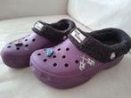 Paarse Crocs met voering maat J3, Ophalen of Verzenden, Gebruikt, Jongen of Meisje, Overige typen