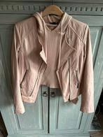 Oud rose leren jack van YAYA, Ophalen of Verzenden, Zo goed als nieuw, Maat 38/40 (M), Roze