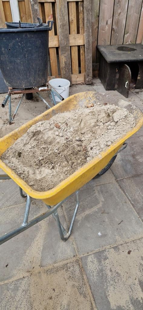 Geel zand GRATIS, Tuin en Terras, Zand, Ophalen, Ophoogzand