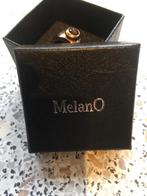 Melano ring met bruine steen, Sieraden, Tassen en Uiterlijk, Ringen, Gebruikt, Ophalen of Verzenden, Met edelsteen, Dame
