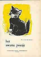 W.G. van de Hulst - Het zwarte poesje (groot formaat,, Ophalen of Verzenden, Gelezen, Fictie algemeen
