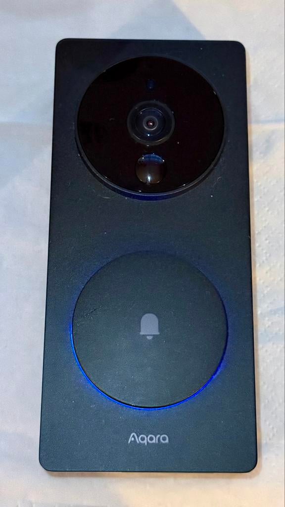 Aqara Smart Video Deurbel G4 - Zo goed als nieuw, Huis en Inrichting, Deurbellen, Ophalen of Verzenden, Bewegingsdetectiesensor